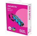 ADATA External SSD 500GB SC740, USB-C 3.2 Gen2, Černo-modrá