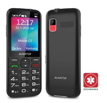 ALIGATOR A930 GPS Senior Black