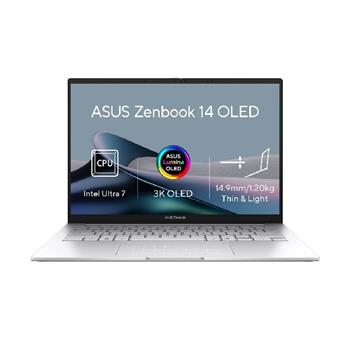 ASUS Zenbook 14 OLED/UX3405CA-OLED382X/U7-255H/14"/WUXGA/T/32GB/1TB SSD/Arc 140T/W11P/Silver