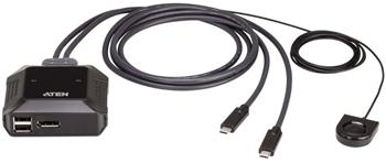 Aten US-3312 2-port DisplayPort 4K KVM přepínač