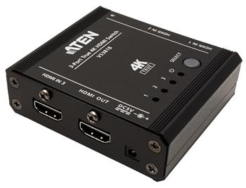 Aten VS-381B 3 port HDMI True 4K switch 3 - 1 HDMI, DO, kovové šasi