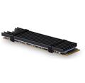 AXAGON CLR-M2L3, hliníkový pasivní chladič pro M.2 2280 SSD, výška 3 mm