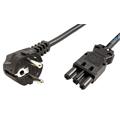 BACHMANN Kabel síťový, CEE 7/7(M) - GST18(F), 3m, černý