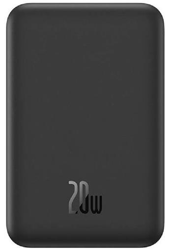 Baseus power banka Mini s bezdrátovým nabíjením 5000 mAh 20W USB-C černá