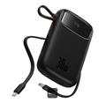 Baseus power banka Qpow 10000mAh 30W černá s USB-C kabelem
