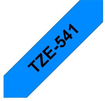 Brother TZe-541, modrá / černá (18mm, laminovaná)