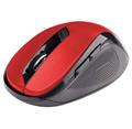 C-TECH Myš WLM-02 bezdrátová, 6tlač. černo-červená