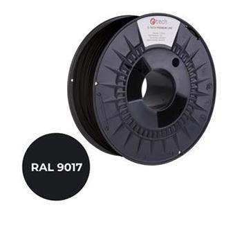 C-TECH PREMIUM LINE, PA6, dopravní černá, RAL9017, 1,75mm, 1kg