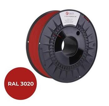 C-TECH PREMIUM LINE, PLA, dopravní červená, RAL3020, 1,75mm, 1kg