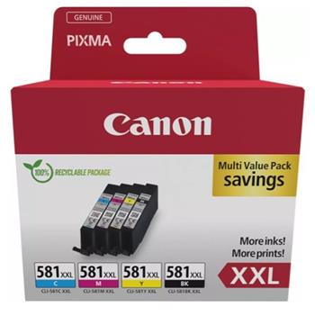 Canon CLI-581XXL C/M/Y/BK Cartridge MultiPack