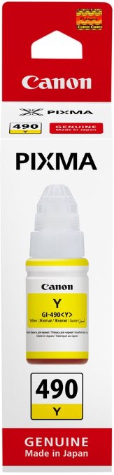 Canon inkoustová náplň GI-490 Y žlutá, 70ml