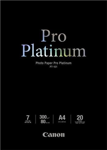 Canon PT-101 A4 Photo Paper Pro Platinum Glossy A4, 20 listů, 300g/m2, lesk
