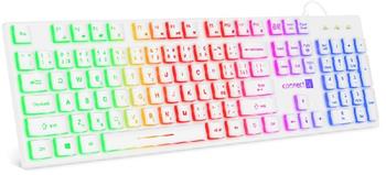 CONNECT IT CKB-5053-CS Chocolate RNBW klávesnice, bílá (CKB-5053-CS)