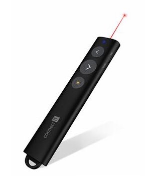 CONNECT IT LaserPoint laserové ukazovátko rechargeable ČERNÉ