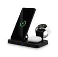 CONNECT IT MultiCharge 3v1 bezdrátová Qi nabíječka pro SAMSUNG, ČERNÁ