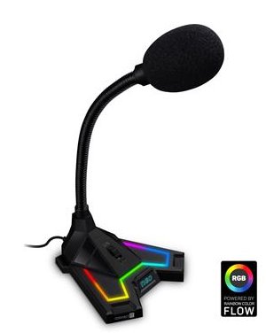 CONNECT IT NEO RGB ProMIC mikrofon, ČERNÝ