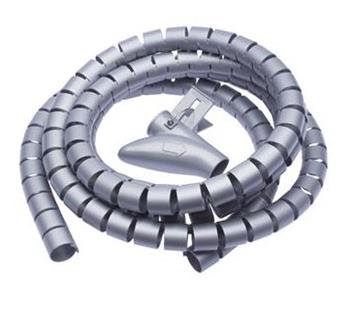 CONNECT IT trubice pro vedení kabelů WINDER, 2,5m x 20mm, šedá