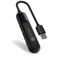 CONNECT IT USB-A hub USB 3.0, 4 porty, externí, ČERNÝ