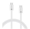 CONNECT IT Wirez USB-C -> USB-C, 60 W, 1 m, BÍLÁ
