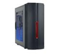 CoolerMaster case Mystique 632,ATX,black,bez zdroje, průh.bok full ALU