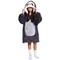 Cozy Noxxiez - Lenochod hřejivá mikinová deka s kapucí pro děti 7 - 12 let CH322