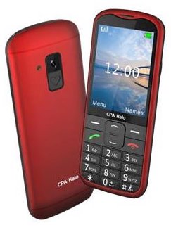 CPA HALO 28 SENIOR ČERVENÝ S NABÍJECÍM STOJÁNKEM