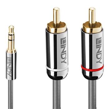 CROMO Kabel jack 3,5M - 2x cinch M, 10m