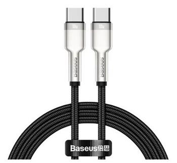Datový kabel Baseus Cafule USB-C/USB-C 2m 100W černý