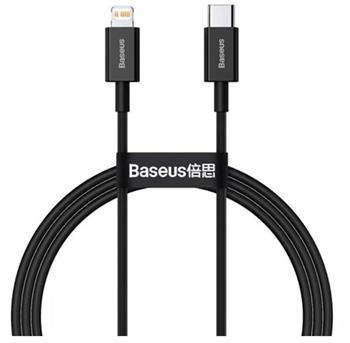 Datový kabel Baseus Superior USB-C/Lightning 1m 20W černý