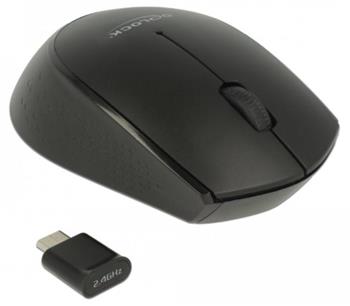Delock Optická 3-tlačítková mini myš USB Type-C™ 2.4 GHz bezdrátová