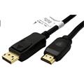 DisplayPort - HDMI kabel, DP(M) -> HDMI M, 4K@60Hz, 2m