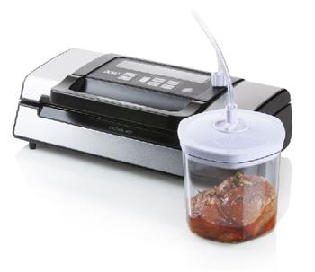 DOMO DO331L vakuová balička s řezačkou a s marinovací nádobou