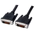DVI kabel, DVI-D dual link, M-M, 1m
