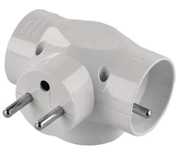 Emos Rozbočovací zásuvka 3× kulatá P0024N