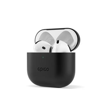 Epico silikonové pouzdro pro AirPods 4 - černá