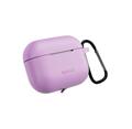 Epico silikonové pouzdro s karabinou AirPods Pro 3 - fialová