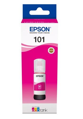 Epson 101 EcoTank bottle, C13T03V34A, purpurový (magenta), 70 ml