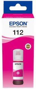 Epson 112 EcoTank Pigment Magenta ink bottle