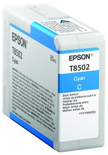 EPSON cartridge Cyan T850200 UltraChrome HD ink 80ml