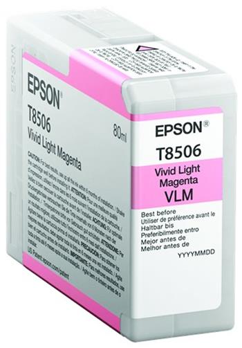 EPSON cartridge Light Magenta T85060N UltraChrome HD ink 80ml