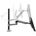 ERGOTRON LX Dual Stacking Arm, Tall Pole, stolní ramena pro 2 lcd. max. 40”, flexibilní , leštěný hliník