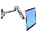 ERGOTRON LX HD Sit-Stand Wall Mount LCD Arm, Polished, velmi flexibilní rameno na zeď až 46”