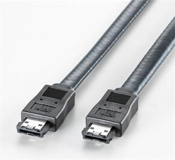 eSATA III kabel, 100cm, 6 Gb/s, externí