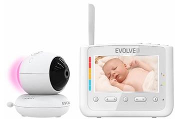 EVOLVEO NL4, Dětská chůvička s nočním světlem a otočnou kamerou