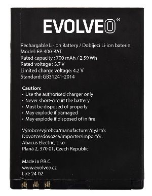 EVOLVEO originální baterie 5000 mAh pro StrongPhone H1