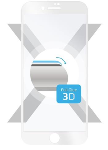 FIXED 3D Full-Cover pro Apple iPhone 7/8, bílé