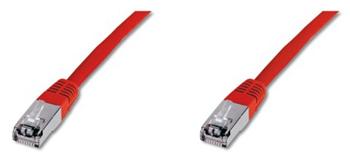 FTP kabel cat.5e 2m červený