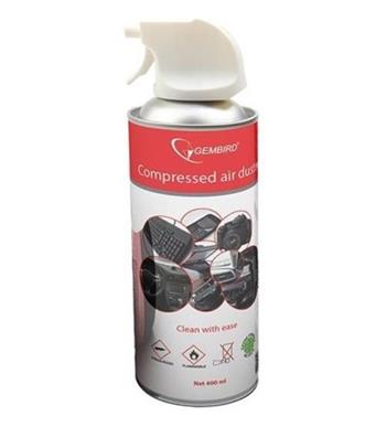 Gembird stlačený vzduch (hořlavý) 400ml