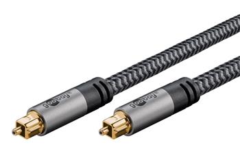Goobay Plus Optický kabel Toslink TOS(M) - TOS(M), 10m