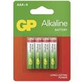 GP Alkaline AAA LR03 1.5V, mikrotužka, 4 pack